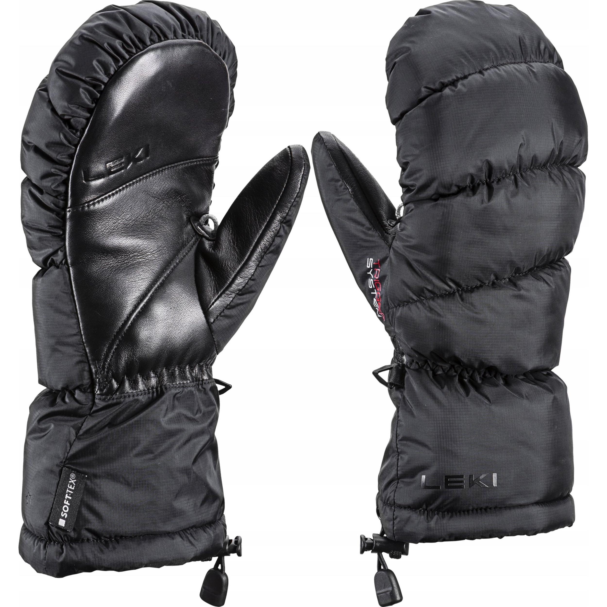 Leki, Damen, Handschuhe, Women's Glace 3D, Schwarz, (6.5)