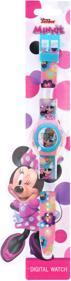 Actual product image Accutime LED kids clock Disney's Minnie Mouse (purple), digital clock with LED display for time and dat... (Digital watch, 38 mm)