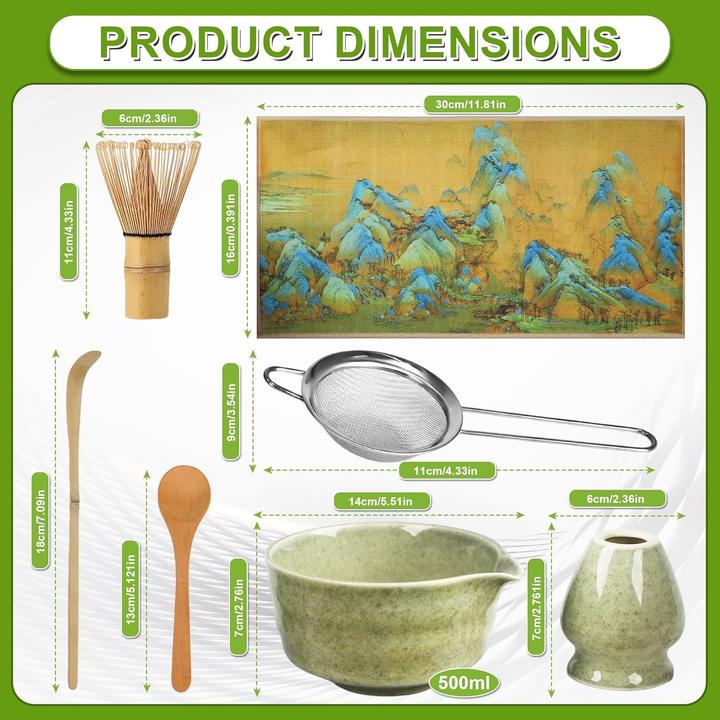 Produktbild Bucomtu Matcha Teezeremonie-Set (7-teilig)