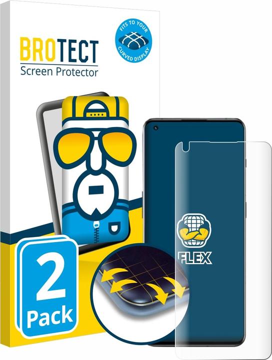 Produktbild BROTECT Full-Cover Displayschutz (2 Stk., OnePlus 10 Pro 5G)