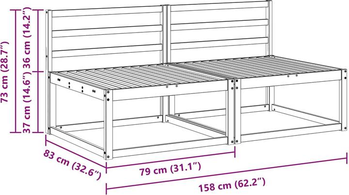 Produktbild vidaXL gartenmöbel
