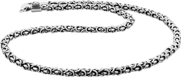 Produktbild Kuzzoi Halskette Massive Männer Königskette Oxidiert 925 Silber (925er Sterling Silber, 50 - 60 cm)