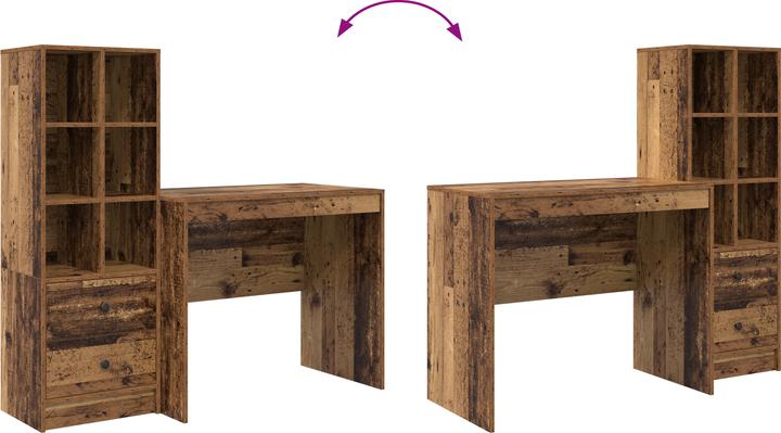 Produktbild vidaXL Schreibtisch (50 x 135.50 x 127 cm)