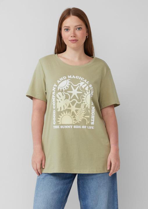 Image du produit S.Oliver T-Shirt Baumwoll T-Shirt mit Frontprint (54)