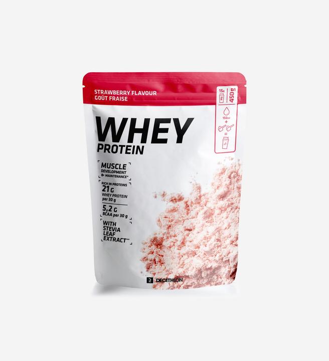 Produktbild Corength Molkenprotein Erdbeere (470 g, Erdbeere)