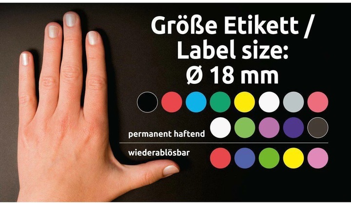 Productafbeelding Avery Markeringspunten lichtgevend groen