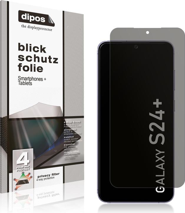 Produktbild Dipos Blickschutzfolie 4-Way Privacy (1 Stk., Samsung Galaxy S24+)