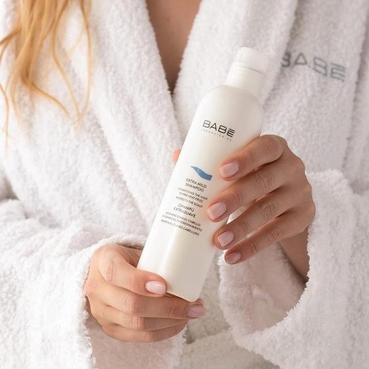 Actual product image Babé Laboratorios Babe Laboratories Extra Mild Shampoo 250ml (Liquid shampoo, 250 ml)