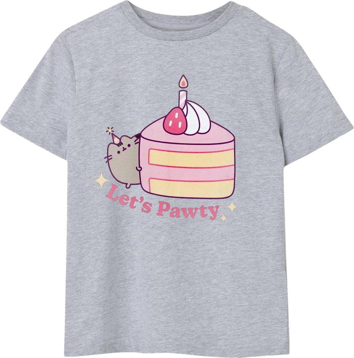 Immagine prodotto Pusheen Let's Pawty Maglietta Ragazze (158, 164)