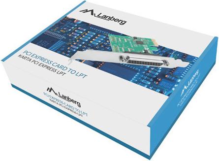 Actual product image Lanberg PCE-LPT-001 Interface Card/Adapter Built-in Serial