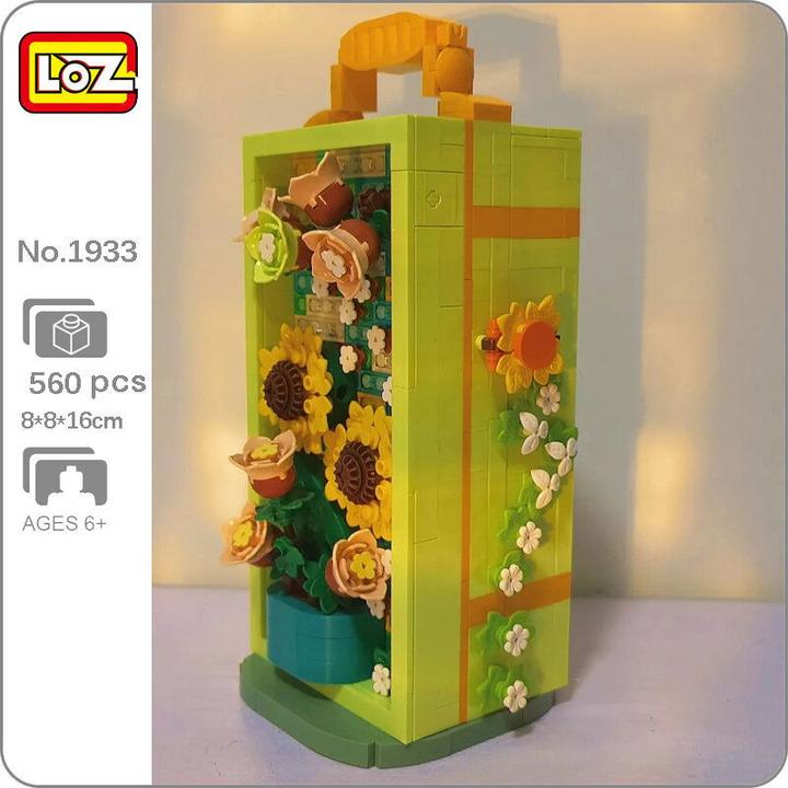 Produktbild LOZ Schmuckkästchen mit Sonnenblumen