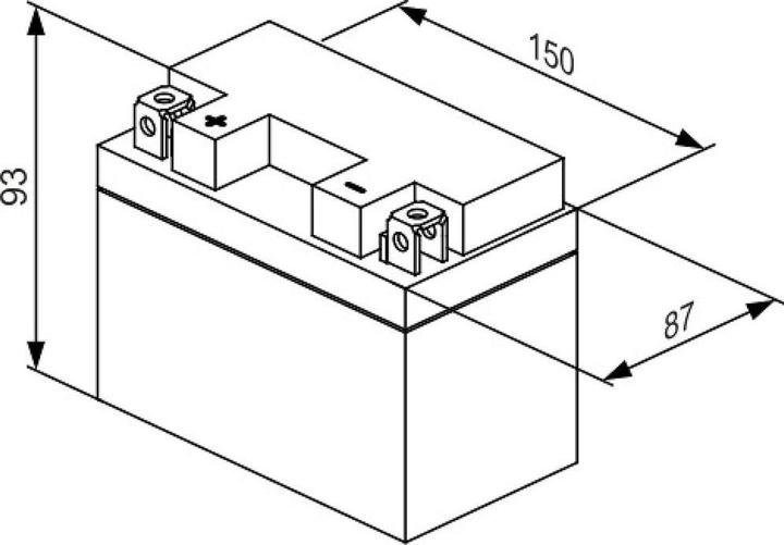 Produktbild Bosch Automotive Ltx14-Bs (12 V, 4 Ah, 240 A)