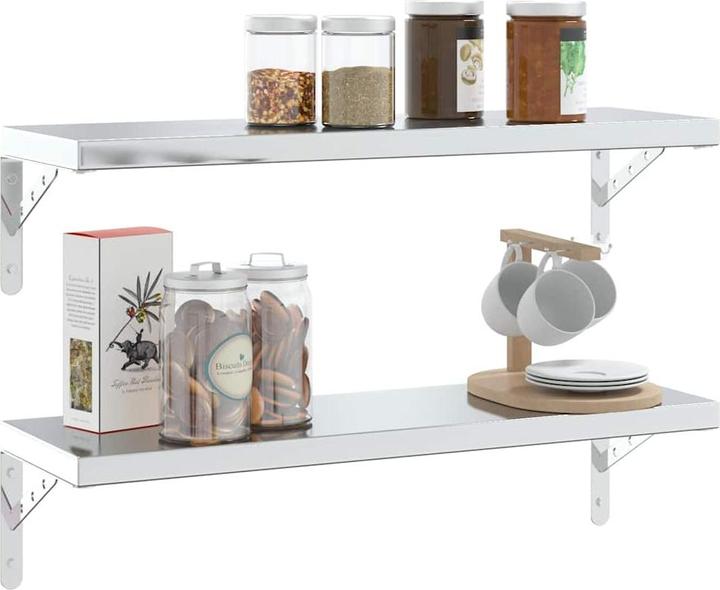 Actual product image vidaXL Shelf supports 4 pcs. Noble
