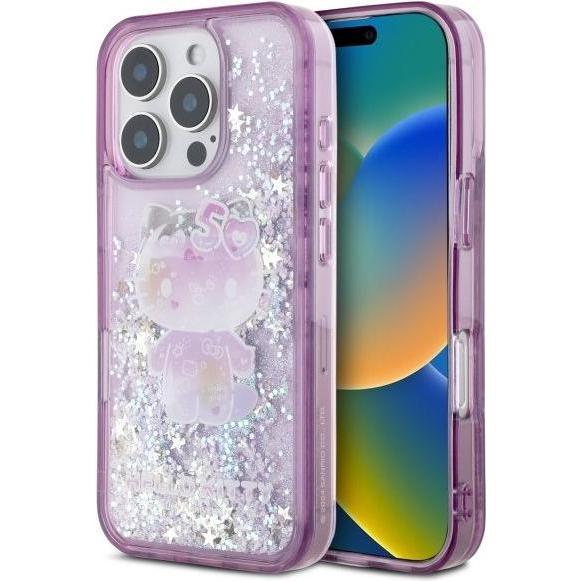 Hello Kitty HKHCP16XL50PPU iPhone 16 Pro Max 6.9" fioletowy/purple hardcase Liquid Glitter 50TH Ann (Apple iPhone 16 Pro...