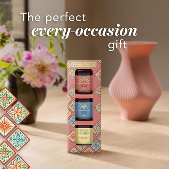 Image du produit Yankee Candle Coffret cadeau 3 bougies en verre (37 g)