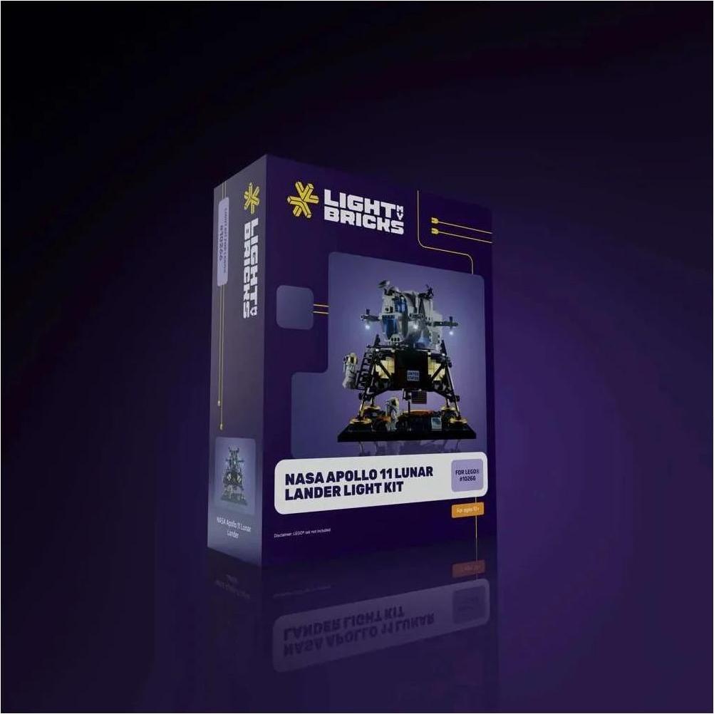 Light my bricks LMB 2.0 LED Licht Set für LEGO 10266 NASA Apollo 11 Mondlandefähre (10266)