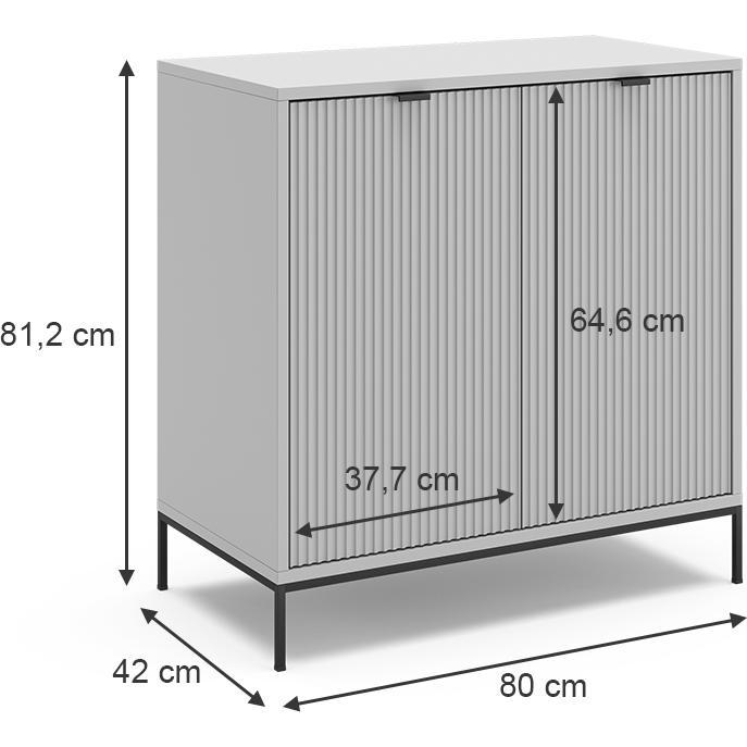 Thumbnail - Vicco, Kommode + Sideboard, Eliza (80 x 42 x 81.5 cm)