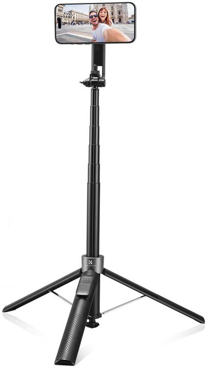 K&F Concept MS-52 1.8M Magnetic Selfie Stick With Bluetooth Remote Control, 1/4 Screw, Phone Holder