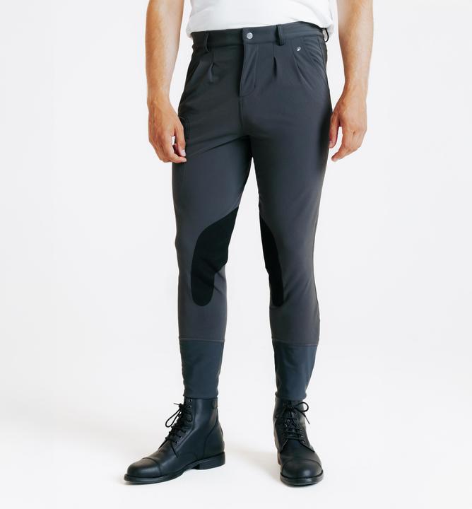 Produktbild Fouganza Reithose Herren Kniebesatz Kunstleder (S)