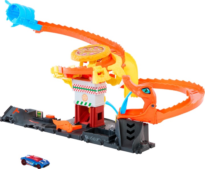 Actual product image Hot Wheels City Cobra Slam Pizza Attack