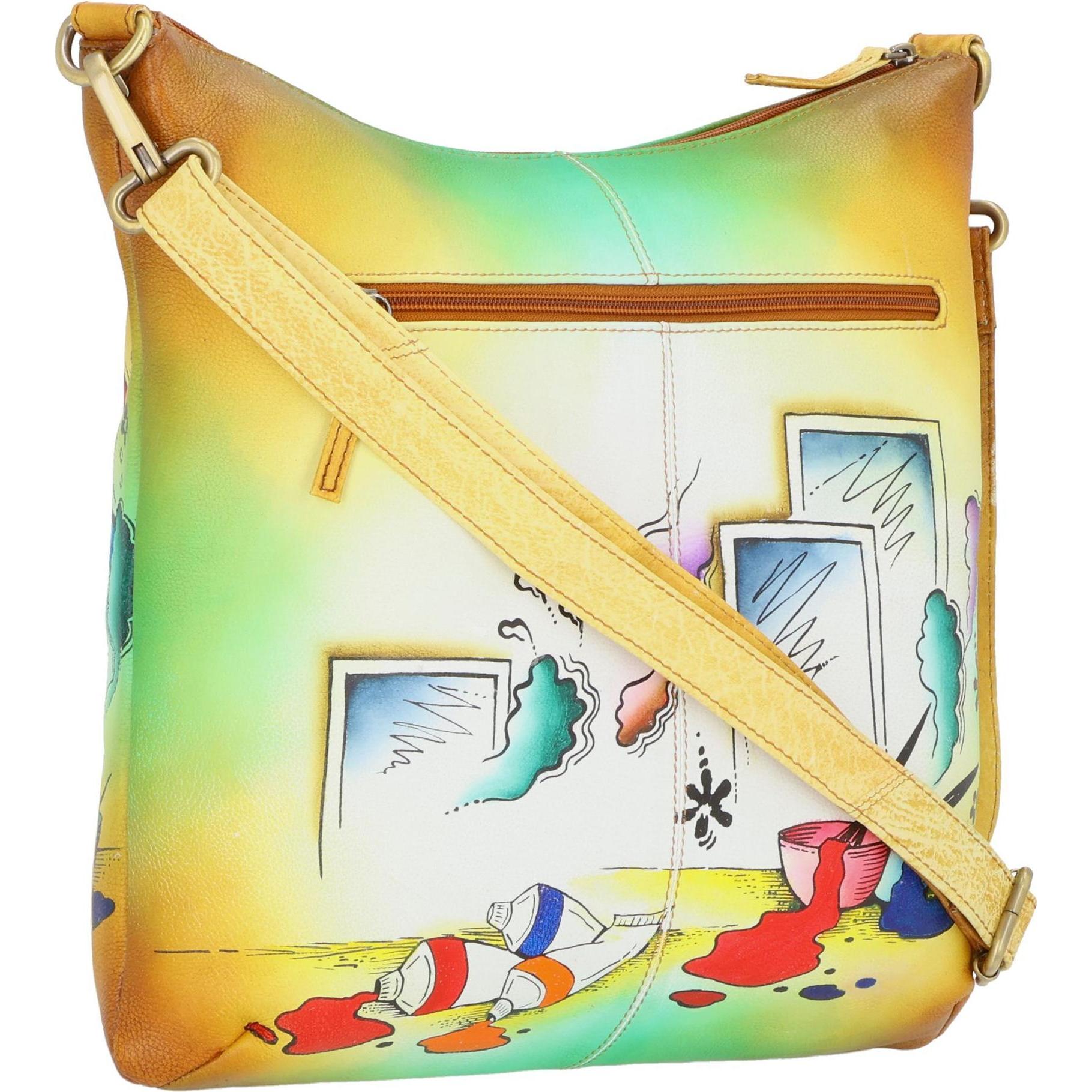 Thumbnail - Greenland Nature, Handtasche, Art+Craft Umhängetasche Leder 34 cm, Braun