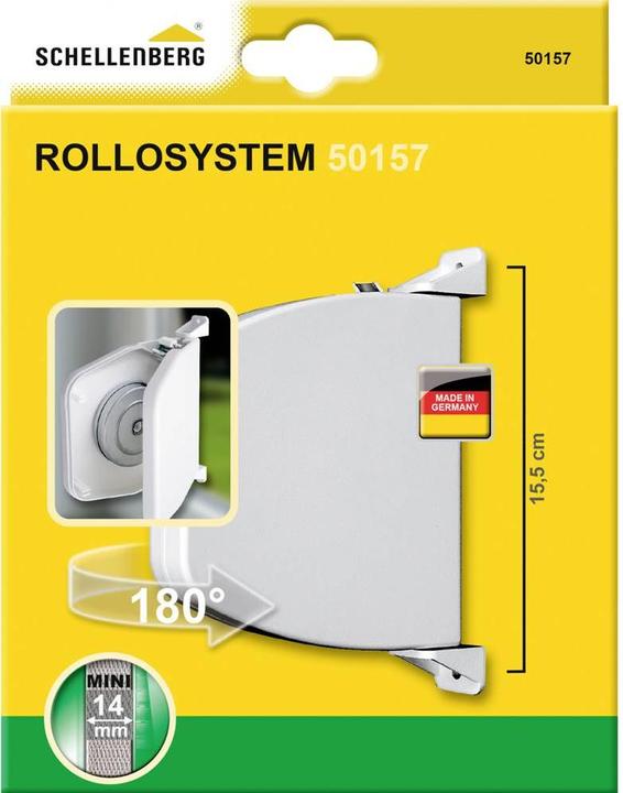 Actual product image Schellenberg 50157 Surface-mounted belt winder Suitable for (roller shutter systems) Clamp be (Roller shutter belt)