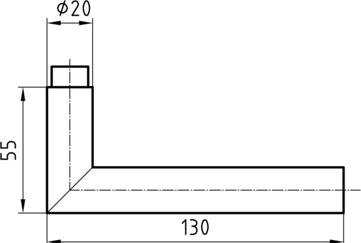 Produktbild Glutz Türdrücker 5071 Memphis (Türgriff)