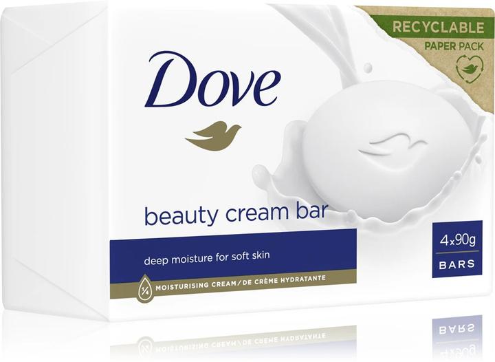 Dove Original Toilet Soap 90 G (Hard soap, 360 g)