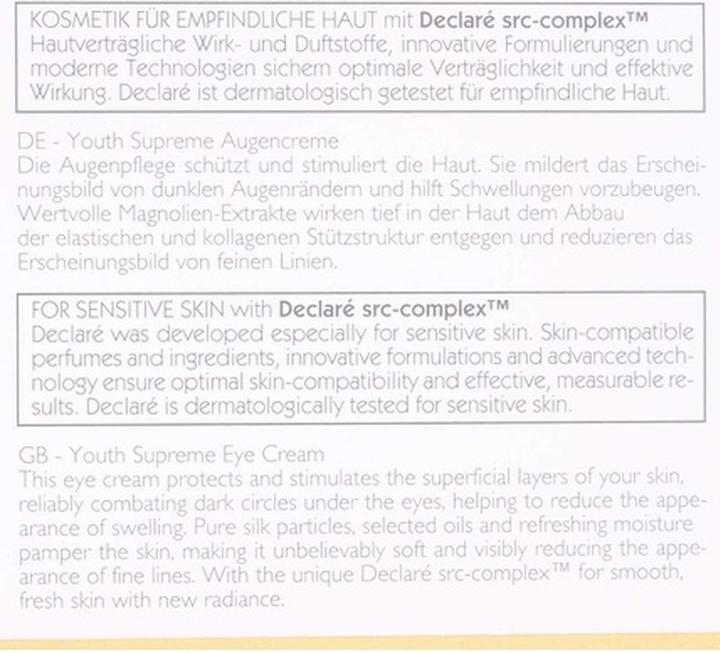 Produktbild Declaré Pro Youthing Youth Supreme Eye Cream (15 ml)