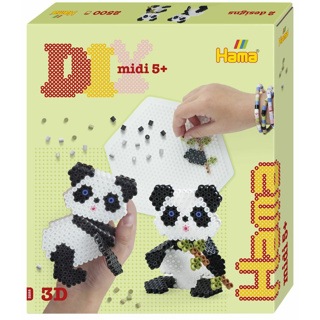Image du produit Magni hama Bügelperlen Geschenkpackung Panda 3D