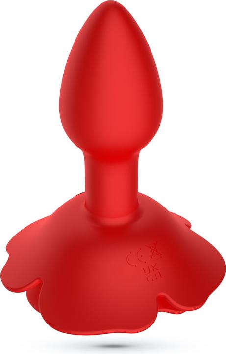 Produktbild Crushious Giulietta - Rotating Anal Rose Plug with Remote Control - Red