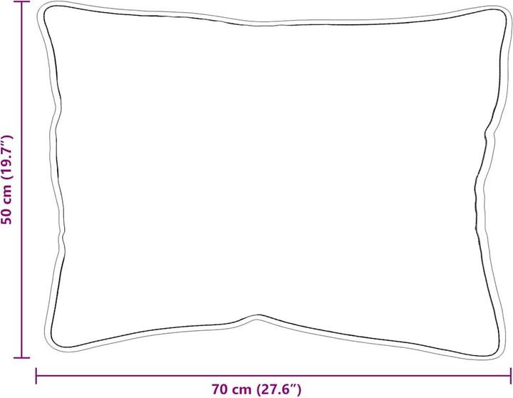 Produktbild vidaXL Kopfkissen (70 x 50 cm)