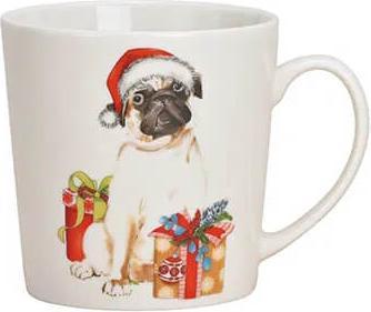 Beanarella Maxi Christmas mug - Pug & Gift Magic 480ml (480 ml)