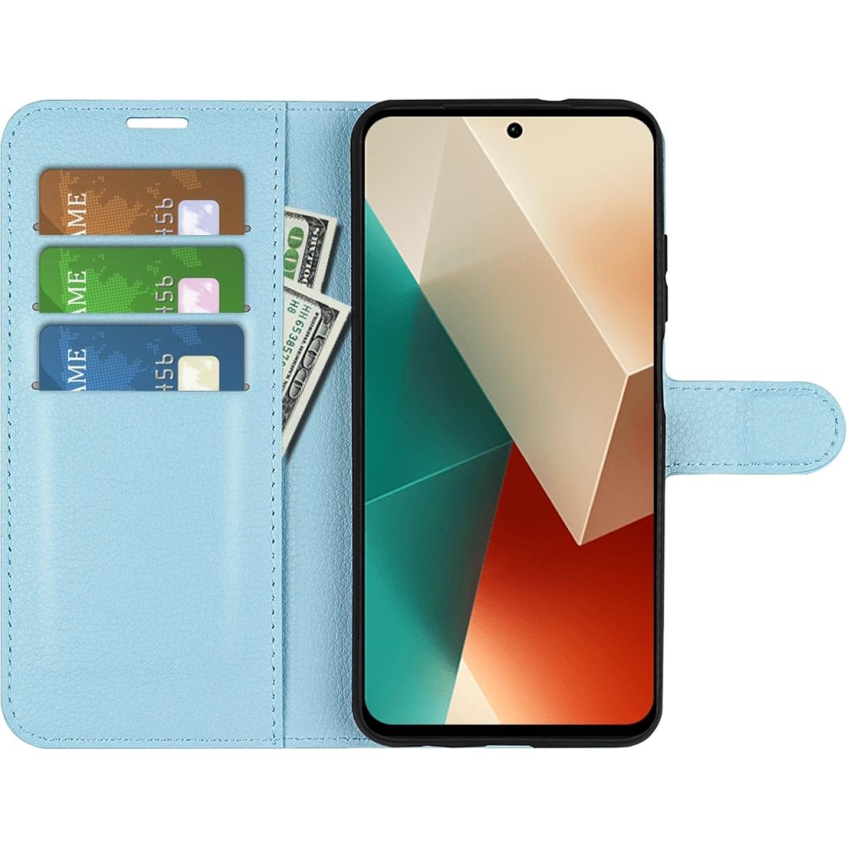 Thumbnail - Screenguard Xiaomi Redmi Note 13 5G Leather Guard Lederhülle (Xiaomi Redmi Note 13 5G), Smartphone Hülle, Blau