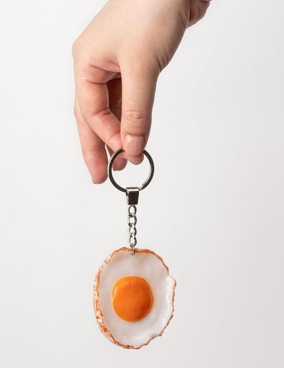 Actual product image Yumazing Key fob fried egg