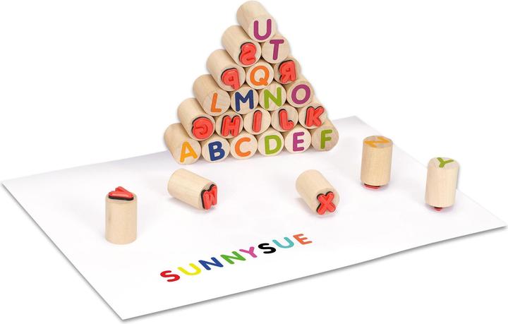 Produktbild Sunnysue Holzstempel „Buchstaben"