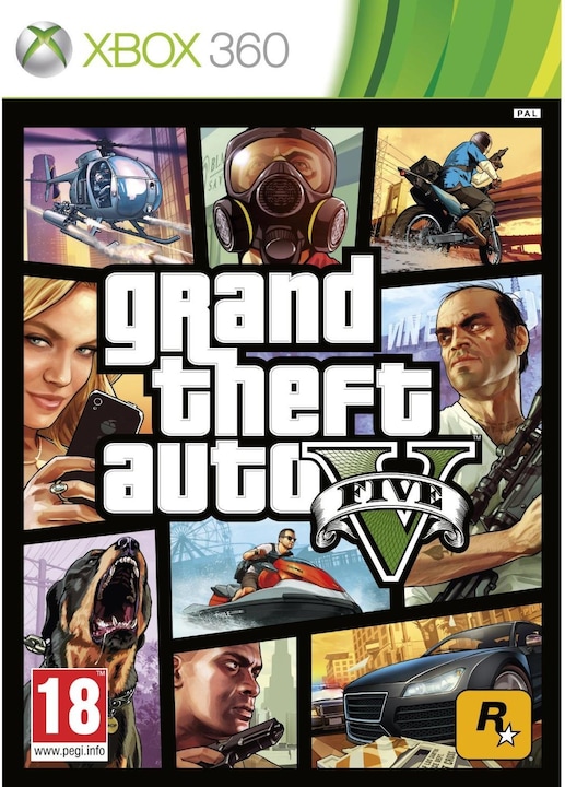 Immagine prodotto Rockstar Grand Theft Auto V (GTA 5) (Xbox 360, EN)