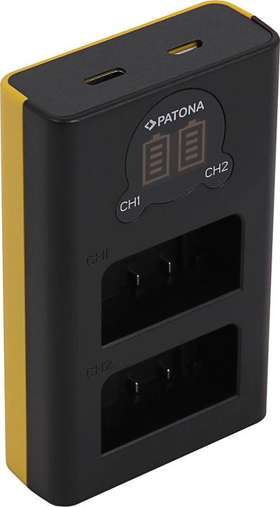 Actual product image Patona Dual LCD USB Ladegerät f. Nikon EN-EL25 Z30 Z50 Z fc (Camera battery charger)