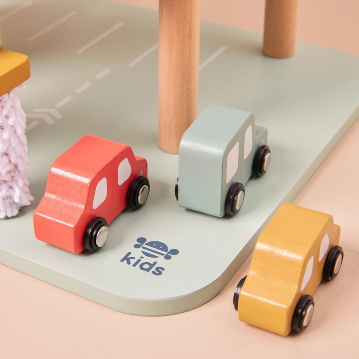 Immagine prodotto Just Bee Kids Set di giochi da garage in legno per sviluppare la motricità fine