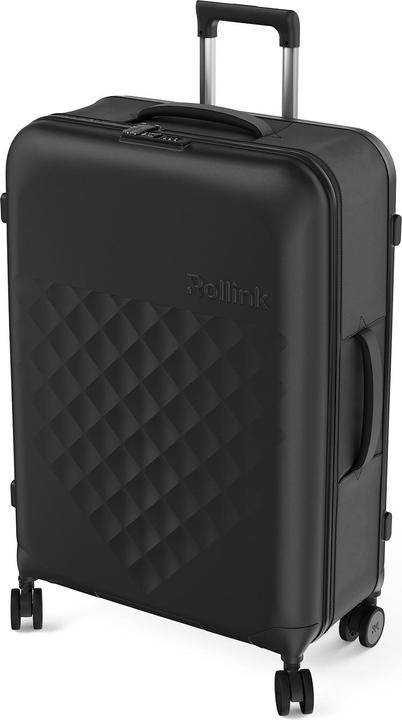 Actual product image Rollink Harde suitcase / trolley / travel case - Vega 360 - 76 cm - Zwart (105 l, L (90 - 115l))