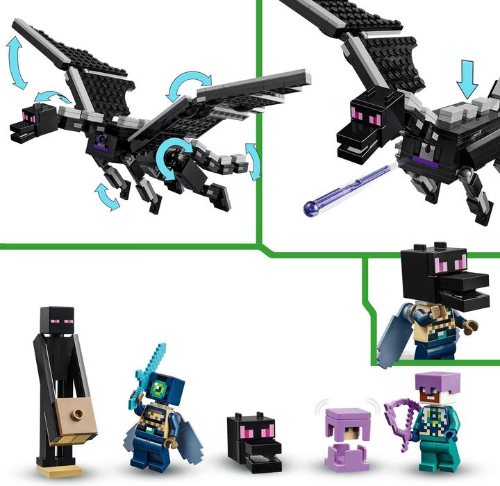 Immagine prodotto LEGO 21264 Il drago di Ender e la nave di Ender (21264, LEGO Minecraft)