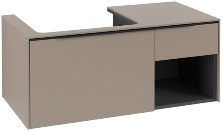 Actual product image Villeroy & Boch Subway 3.0, 1001x423x516 mm, washbasin cabinet, 2 drawers, C572L2 (100.10 x 51.60 x 42.30 cm)