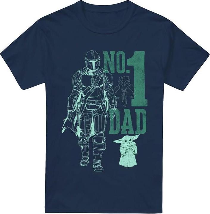 Immagine prodotto Star Wars No. 1 Dad Maglietta Mando Uomo (S)