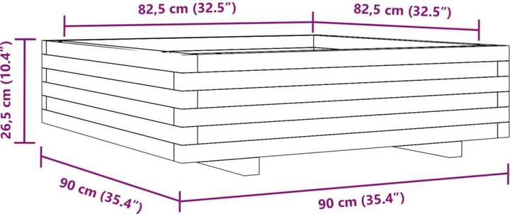 Actual product image vidaXL Pflanzgefäss