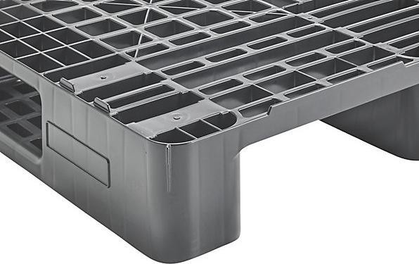 Actual product image Craemer Lightweight Euro pallet, LxWxH 1200 x 800 x 120 mm, basalt grey, 5+ items.