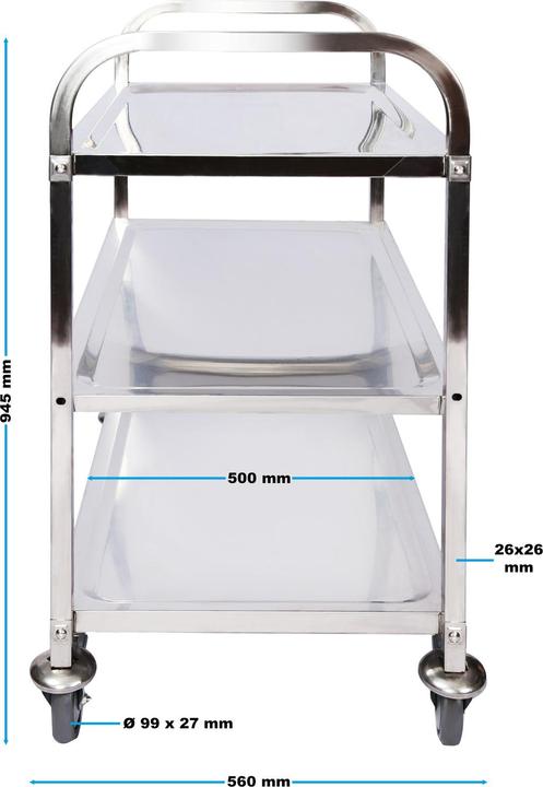 Image du produit Wiltec Chariot de service