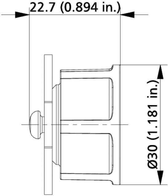 Actual product image Metz Connect Protective cap 1401018002KI Black 1 pc.