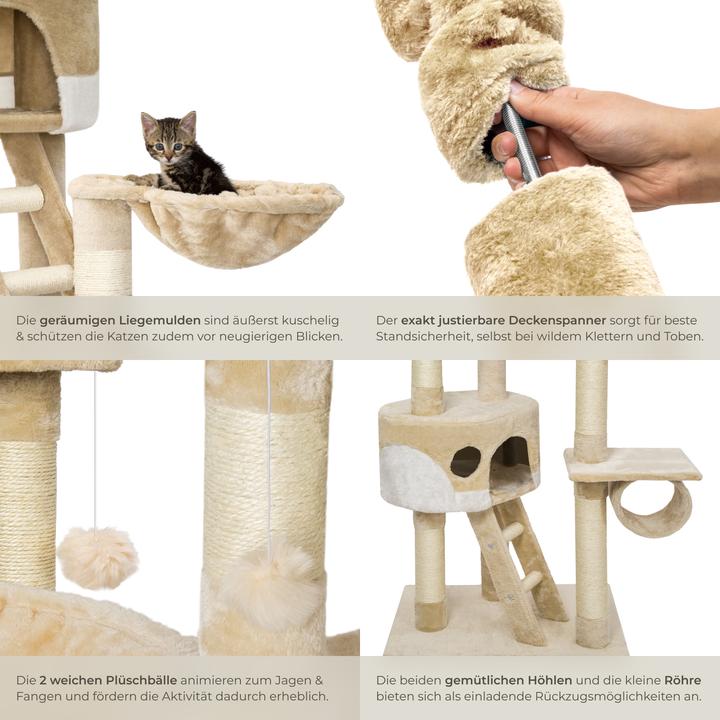 Image du produit tectake Hansi (260 cm, Beige, Blanc)