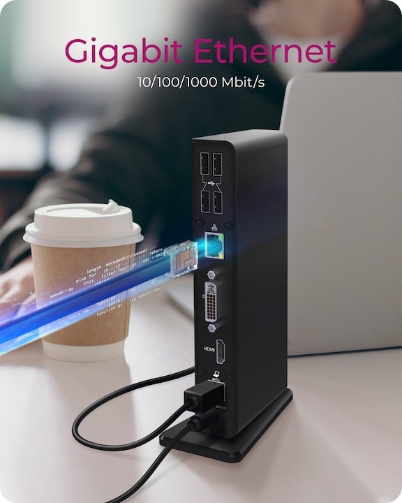 Produktbild Icy Box IB-DK2241AC - USB Type-A 3.0 Multi Dock (USB-B, 11 Ports)
