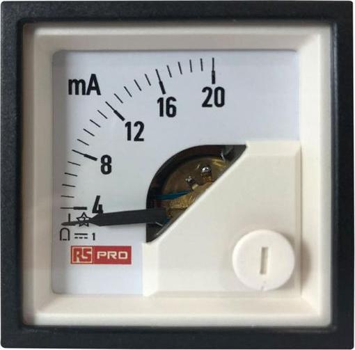 Image du produit RS PRO Ampèremètre analogique de panneau V c.c., E